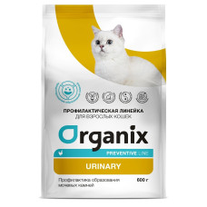 Organix - Корм для кошек, профилактика образования мочевых камней (urinary)