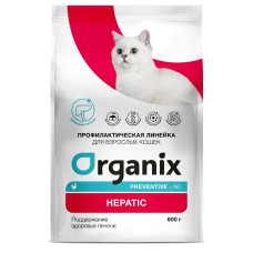 Organix - Корм для кошек, поддержание здоровья печени (hepatic)