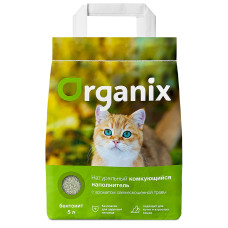 Organix - Комкующийся наполнитель с ароматом свежескошенной травы 20л