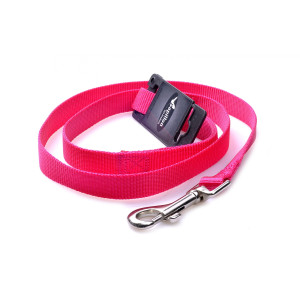 Поводок для собак нейлоновый 1x120см, розовый