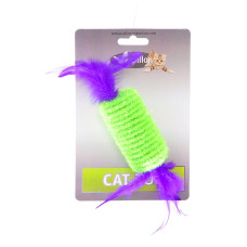 Papillon - Игрушка для кошек "Рулет с перьями" 10см
