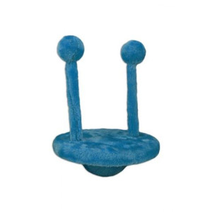 Игрушка для кошек НЛО 20х25 см синяя, плюш