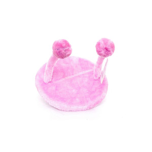 Игрушка для кошек НЛО 20х25 см розовая, плюш