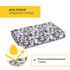 Pet Comfort - Лежанка для собак средних пород, Lima Merta 09,  M 60х90 см, милитари