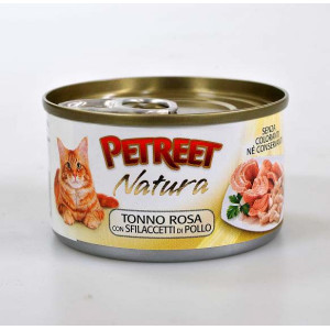 Petreet консервы для кошек куриная грудка с тунцом