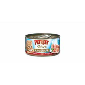 Petreet консервы для кошек кусочки тунца с сурими со вкусом лобстера в рыбном супе