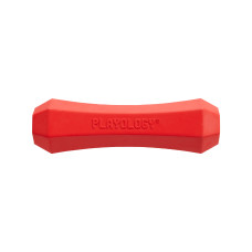 Playology - Жевательная палочка SQUEAKY CHEW STICK для собак средних пород с ароматом говядины, средняя, цвет красный
