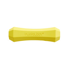 Playology - Жевательная палочка SQUEAKY CHEW STICK для собак средних пород с ароматом курицы, средняя, цвет желтый