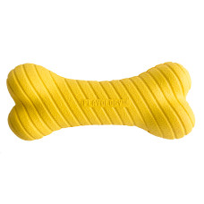 Playology - Двухслойная жевательная косточка DUAL LAYER BONE для собак мелких пород с ароматом курицы, маленькая, цвет желтый
