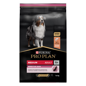 Purina Pro Plan - Корм для собак с чувствительной кожей с лососем и рисом