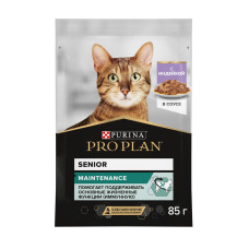 Purina Pro Plan - Кусочки в соусе для пожилых кошек с индейкой