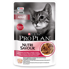 Purina Pro Plan - Кусочки в соусе для кошек с уткой