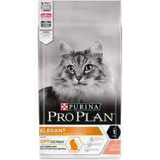 Purina Pro Plan - Корм для кошек, красивая шерсть и здоровая кожа, с лососем