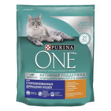 Purina ONE - Корм для стерилизованных кошек с курицей и злаками