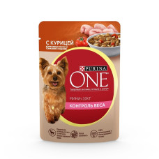 Purina Pro Plan - Паучи для собак малых пород с курицей, рисом и томатами "контроль веса"