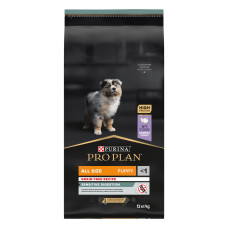 Purina Pro Plan - Корм для щенков средних пород с чувствительным пищеварением, с индейкой, беззерновой (grain free puppy medium & large)