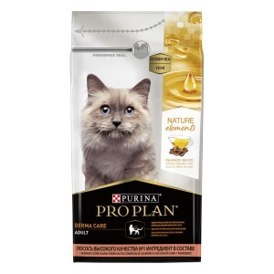 Purina Pro Plan - Корм для кошек nature elements красивая шерсть и здоровая кожа, с лососем