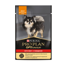Purina Pro Plan - Паучи кусочки в соусе для собак с говядиной