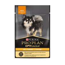 Purina Pro Plan - Паучи кусочки в соусе для собак с курицей