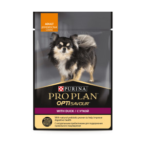 Purina Pro Plan - Паучи кусочки в соусе для собак с уткой