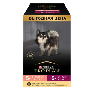 Purina Pro Plan - Набор паучей для собак малых пород 10 шт