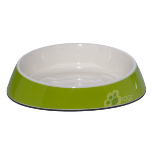 Миска для комфортного кормления "Fishcake" 200 мл, "Лаймовые лапки" (MELAMINE CAT BOWL) CBOWL31L