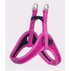 Rogz - Шлейка разъемная "Utility", M (обхват 52 см), ширина 2 см, розовый (FAST- FIT HARNESS)