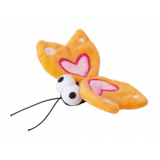 Rogz - Игрушка для кошек плюшевая бабочка с кошачьей мятой, оранжевый (CATNIP PLUSH BUTTERFLY) CTC01-D