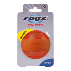 Rogz - Мяч с пищалкой, оранжевый, Squeekz