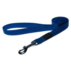 Rogz - Поводок для собак "Utility", S, ширина 1,1 см, длина 1,8м, синий (FIXED LEAD)