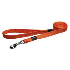 Rogz - Поводок для собак "Utility", M, ширина 1,6 см, длина 1,8м, оранжевый (FIXED LONG LEAD)