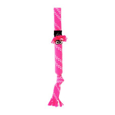 Rogz - Игрушка веревочная шуршащая SCRUBZ , средняя, розовый (SCRUBZ ROPE TUG TOY SM)