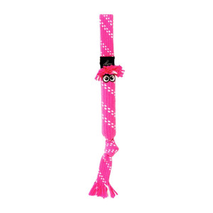 Игрушка веревочная шуршащая SCRUBZ , средняя, розовый (SCRUBZ ROPE TUG TOY SM)
