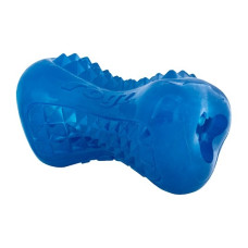 Rogz - Кость из резины с массажными насечкми YUMZ, средняя, синий (YUMZ TREAT TOY MEDIUM)