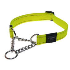 Rogz - Полуудавка строгая "Utility", L (34-56 см), ширина 2 см, желтый (OBEDIENCE HALF CHECK COLLAR) HC06H