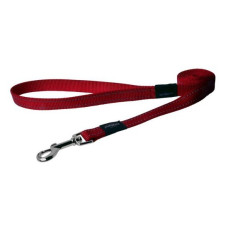 Rogz - Поводок для собак "Utility", XL, ширина 2,5 см, длина 1,2м, красный (FIXED LEAD)