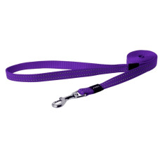 Rogz - Поводок для собак "Utility", XL, ширина 2,5 см, длина 1,8м, фиолетовый (FIXED LONG LEAD)