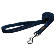 Rogz - Поводок для собак "Alpinist", S, ширина 1,1см, длина 1,8м, темно-синий (FIXED LEAD)