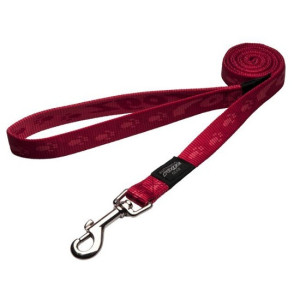 Поводок для собак "Alpinist", S, ширина 1,1см, длина 1,8м, красный (FIXED LEAD)