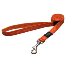 Rogz - Поводок для собак "Alpinist", S, ширина 1,1см, длина 1,8м, оранжевый (FIXED LEAD)
