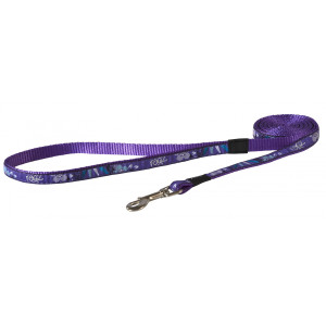 Поводок для собак "Fancy dress", S, ширина 1,1 см, длина 1,8м, "Фиолетовый лес" (FIXED LEAD)