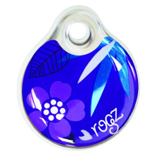 Rogz - Адресник пластиковый малый "Фиолетовый лес" (INSTANT ID TAG SMALL) IDR27CH