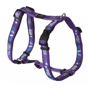 Шлейка "Fancy dress", M (32-52см), ширина 1,6 см, "Фиолетовый лес" (H-HARNESS)