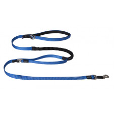 Rogz - Поводок для собак с системой "антирывок", M (ширина 1,6см, длина 1,4 м), синий (SHOCK ABSORBING LEAD (M))
