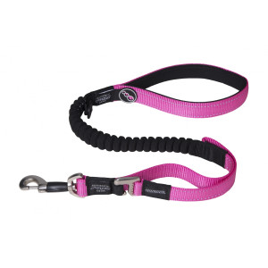 Поводок для собак с системой "антирывок" XL (ширина 2,5см, длина 0,8 м), розовый (SHOCK ABSORBING SHORT LEAD (XL))