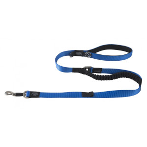 Поводок для собак с системой "антирывок" XL (ширина 2,5см, длина 1,2 м), синий (SHOCK ABSORBING LONG LEAD (XL))