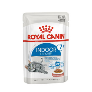 Royal Canin - Кусочки в соусе для домашних кошек 7-12 лет (indoor sterilised 7+ years gravy)
