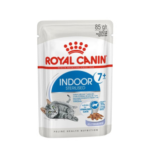 Royal Canin - Кусочки в желе для домашних кошек 7-12 лет (indoor sterilised 7+ years jelly)