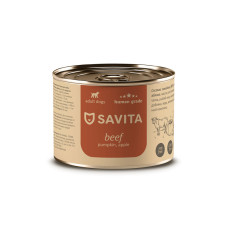 SAVITA - Консервы для собак «Говядина с тыквой и яблоком»