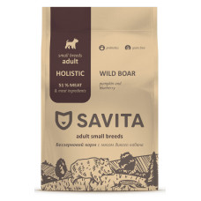 SAVITA - Корм для собак малых пород с мясом дикого кабана, беззерновой